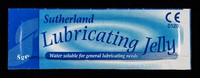 view Sutherland Lubricating Jelly : water soluble for general lubricating needs.