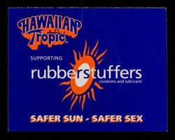Wet Stuff : water-based long lasting lubrication : condom compatible,  tasteless and odourless, oral sex compatible : 7g NET ... / Stichting Safe  Service. | Wellcome Collection