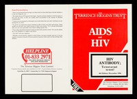 view AIDS and HIV : HIV antibody : to test or not to test?.