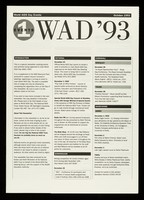 view WAD '93 : events 1 : World AIDS Day events October 1993 / Health Education Authority, National AIDS Trust, World AIDS Day.