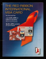 view The Red Ribbon International Visa card : no annual fee, just 3.9% APR on balance transfers / MBNA International.