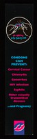 view An opening into taking care : condoms can prevent: cervical cancer, chlamydia, gonorrhea, HIV infection, syphilis, other sexually transmitted diseases ... and pregnancy.