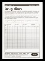 view Drug diary : factsheet 47 October 2000 / NAM, National AIDS Manual.