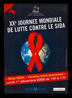 view XXe Journée mondiale de lutte contre le SIDA : "Stop SIDA - tenons notre promesse" : lundi 1er décembre de 10h à 17h / Groupe Hospitalier Bichat - Claude Bernard, Assistance Publique Hôpitaux de Paris.