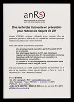 view Une recherche innovante en prévention pour réduire les risques de VIH ... : IPERGAY : Pourquoi? Pour qui? Pour vous? / ANRS, IPERGAY.