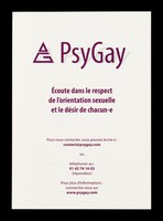 view PsyGay : écoute dans le respect de l'orientation sexuelle et le désir de chacun-e.