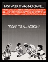 view Last week it was no game...today it's all action! : when close encounters of the painful kind...as in sport...demand a potent anti-inflammatory agent with analgesic and antipyretic properties...prescribe Fibutrox - it has two major benefits.