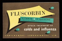 view Fluscorbin : Vitamin C + quinine massive dose : attack treatment of colds and influenza.