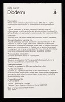 view Data sheet : Dioderm.