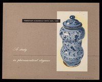 view Venetian Albarello drug jar c 1590 : a study in pharmaceutical elegance.