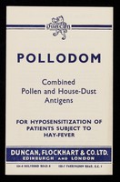 view Pollodom : combined pollen and house-dust antigens.