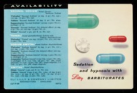 view Sedation and hypnosis with Lilly barbiturates.