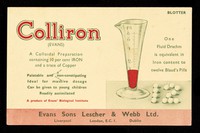 view Colliron (Evans) : a colloidal preparation containing 10 per cent iron and a trace of copper.