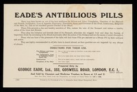 view Eade's Antibilious Pills.