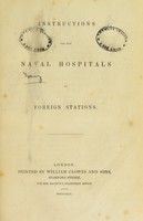 view Instructions for the naval hospitals on foreign stations.