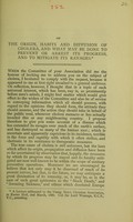 view On the origin, habits and diffusion of cholera, and what may be done to prevent or arrest its progress, and to mitigate its ravages / [by J. Fayrer].