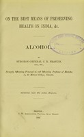 view Alcohol / by C.R. Francis.