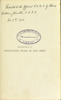 view Recollections of thirty-nine years in the Army : Gwalior and the Battle of Maharajpore, 1843 ... / by Sir Charles Alexander Gordon.