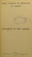 view Catalogue of the library.