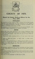 view [Report 1935] / Medical Officer of Health, Fife County Council.