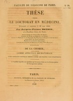 view Thèse pour le doctorat en médecine : présentée et soutenue le 25 mai 1850, / par Jacques-Pierre Botrel ... De la chorée, considérée comme affection rhumatismale.