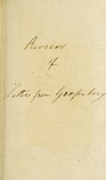 view [Reviews of Letters from Graefenberg, 1847-1854.] / [John Gibbs].