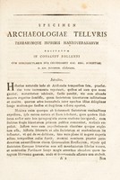view Specimen archaeologiae telluris terrarvmqve inprimis Hannoveranarvm / [Johann Friedrich Blumenbach].