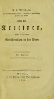 view J.F. Ackermann über die Kretinen : eine besondre Menschenabart in den Alpen. Mit Kupfern.