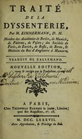 view Traité de la dyssenterie ... / traduit de l'allemand par M. Le Febvre de Villebrune.