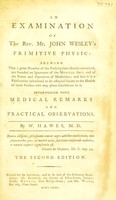 view An account of the late Dr. Goldsmith's illness, so far as relates to the exhibition of Dr. James's powders: together with remarks on the use and abuse of powerful medicines in the beginning of acute diseases / [William Hawes].