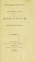 view Pharmacopoeia Collegii Regii Medicorum Edinburgensis.