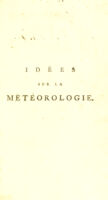 view Idées sur la météorologie / par J.A. de Luc.