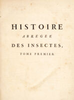 view Histoire abrégée des insectes, dans laquelle ces animaux sont rangés suivant un ordre méthodique / par M. Geoffroy.