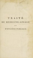 view Les lois éclairées par les sciences physiques; ou traité de médecine-légale et d'hygiène publique ... / [F.E. Fodéré].