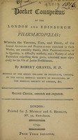 view A pocket conspectus of the London and Edinburgh pharmacopoeias / [Robert Graves].