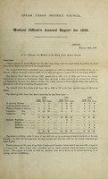 view [Report 1896] / Medical Officer of Health, Abram Local Board.