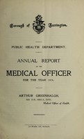 view [Report 1919] / Medical Officer of Health, Accrington Borough.