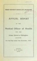 view [Report 1937] / Medical Officer of Health, Adlington U.D.C.