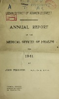 view [Report 1941] / Medical Officer of Health, Adwick-le-Street U.D.C.