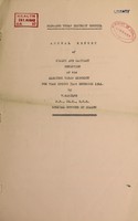 view [Report 1941] / Medical Officer of Health, Aldridge U.D.C.