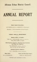 view [Report 1952] / Medical Officer of Health, Alfreton U.D.C.