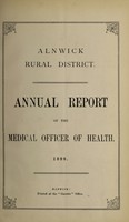 view [Report 1899] / Medical Officer of Health, Alnwick (Union) R.D.C.