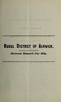 view [Report 1914] / Medical Officer of Health, Alnwick (Union) R.D.C.