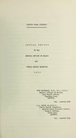 view [Report 1960] / Medical Officer of Health, Alnwick (Union) R.D.C.