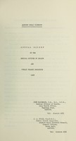 view [Report 1966] / Medical Officer of Health, Alnwick (Union) R.D.C.