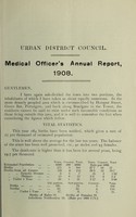 view [Report 1908] / Medical Officer of Health, Alnwick U.D.C.