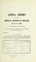 view [Report 1909] / Medical Officer of Health, Alnwick U.D.C.