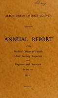 view [Report 1954] / Medical Officer of Health, Alton U.D.C.