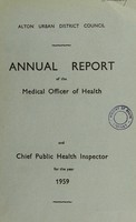 view [Report 1959] / Medical Officer of Health, Alton U.D.C.