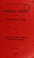 view [Report 1966] / Medical Officer of Health, Alton U.D.C.